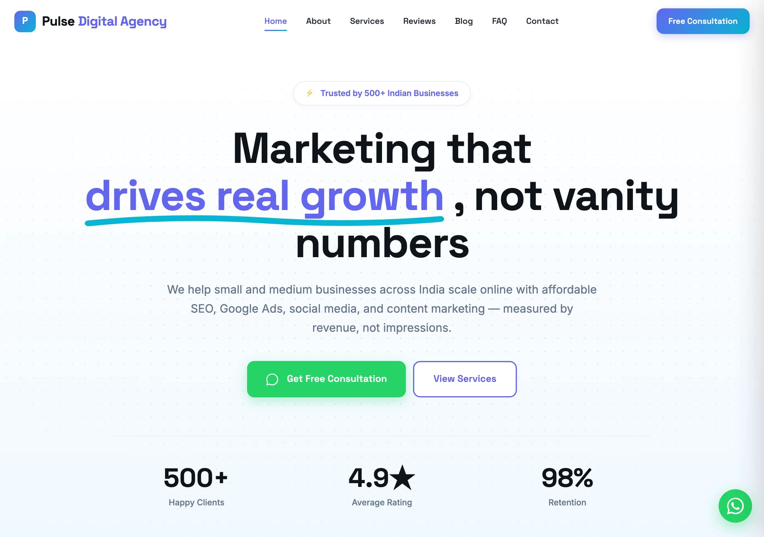 Marketing Agency — Modern demo website
